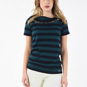 Burberry Brit Gemstone Sacramento Green Scoop Neck